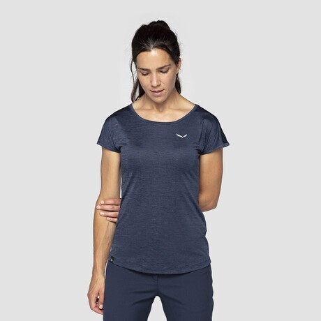 pohodnistvo-in-tek/SALEWA-ZENSKA-KRATKA-MAJICA-PUEZ-MELANGE-DRY-W-SS-TEE-3966-1