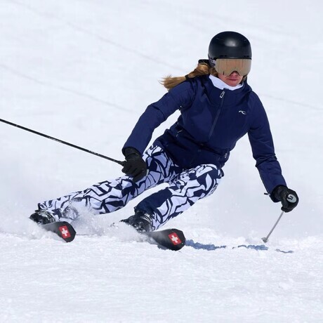KJUS Ženske smučarske hlače SELLA JET PRINT PANTS