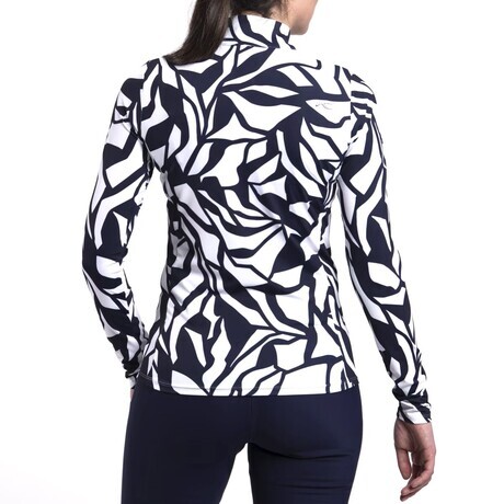KJUS Ženski puli MOTION PRINT HALFZIP